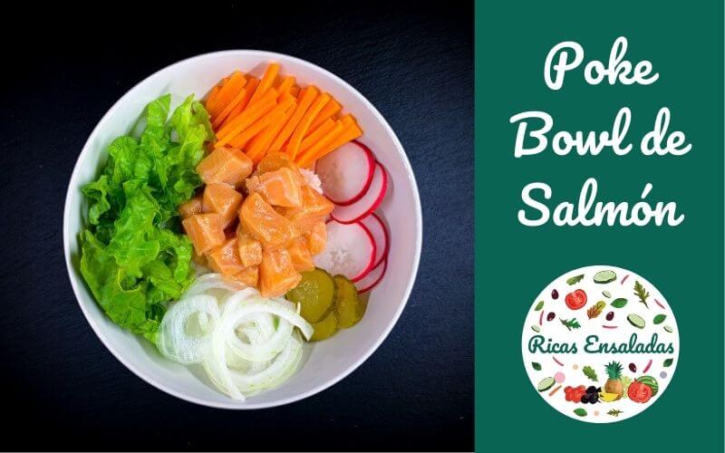receta poke bowl de salmón
